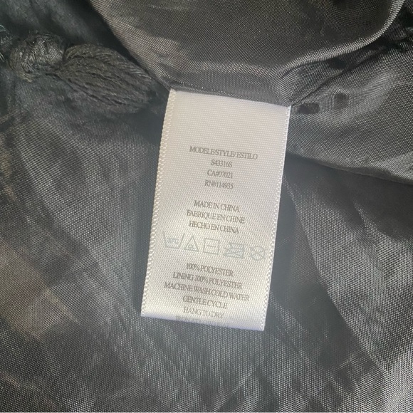 RD Style Snakeskin Print Long Rain Jacket Size Large - Picture 10 of 12